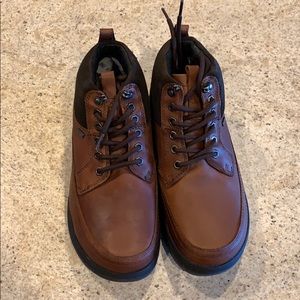 Abeo Ridley Boots Slip Resistance Brown Size 8.5